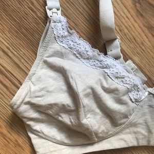Two H&M MAMA Cotton Nursing Bras